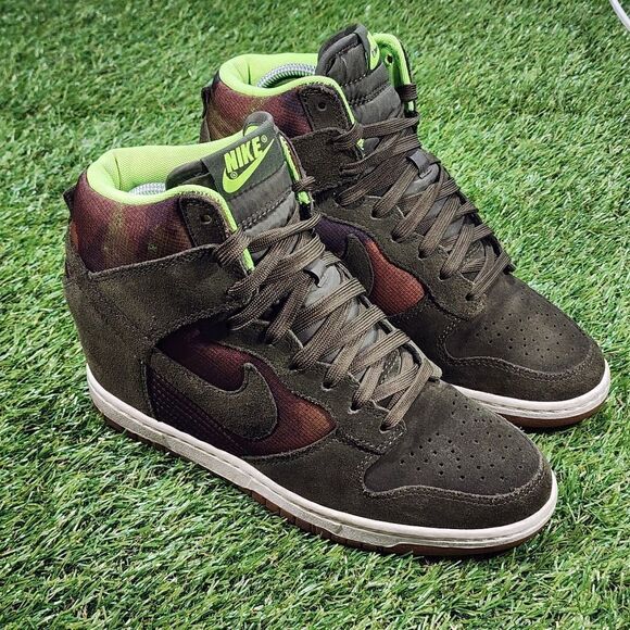 NIKE DUNK SKY HI - Womens Wedge - SIZE 8 - Picture 3 of 9